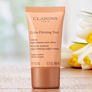 Clarins Extra-Firming Nuit Night Moisturizer Cream | NEW | 15ml Sealed Lotion